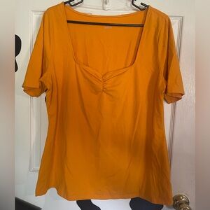 Orange cute top